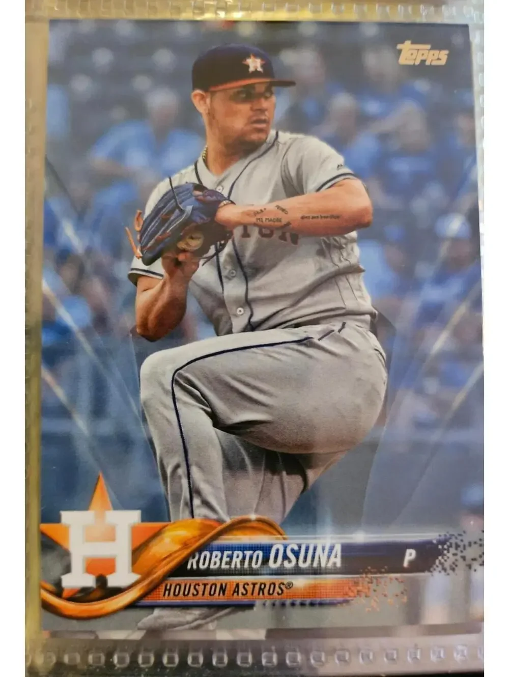 2018 Topps Update BLUE FD- Roberto Osuna - No. 22/50  #US203 -Astros - RAW Mint